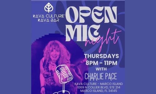 Kava Culture Marco Open Mic with Charlie