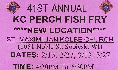 41ST ANNUAL KC PERCH FISH FRY