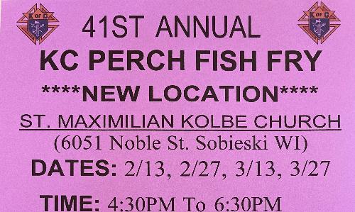 41ST ANNUAL KC PERCH FISH FRY