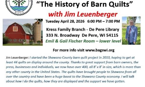 The History of Barn Quilts with Jim Leuenberger 