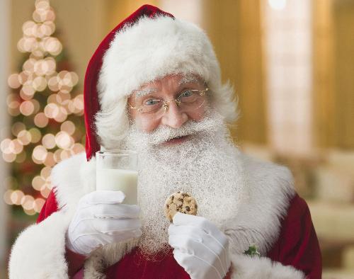 Holiday lunch with Santa