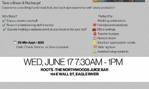 Spa Pop Up Event